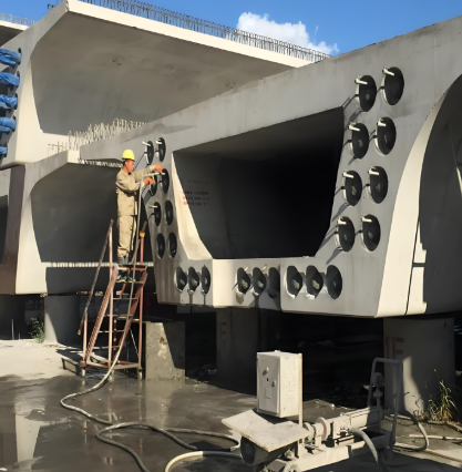 桥头镇压浆料施工流程及注意事项